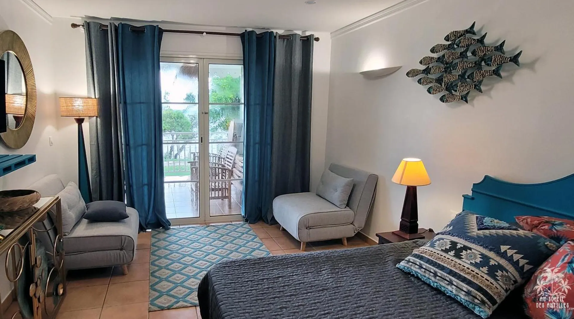 Studio Mer 2/3 A 4 Pers - Face A La Mer Courcelles Guadeloupe